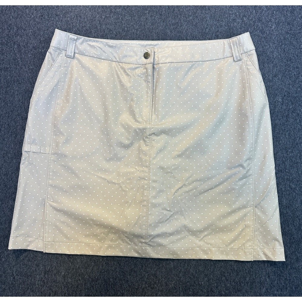 Chico's Zenergy Golf Women's Polka Dot Tennis Skort Size 2 Large 12 Pickleball - Picture 2 of 15